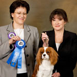 Twinkle Winning Senior Puppy Bitch under Karin Ostmann